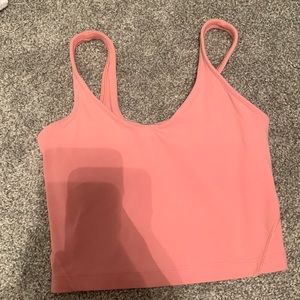 lululemon size 0 align pink puff tank top (rare, don’t sell)